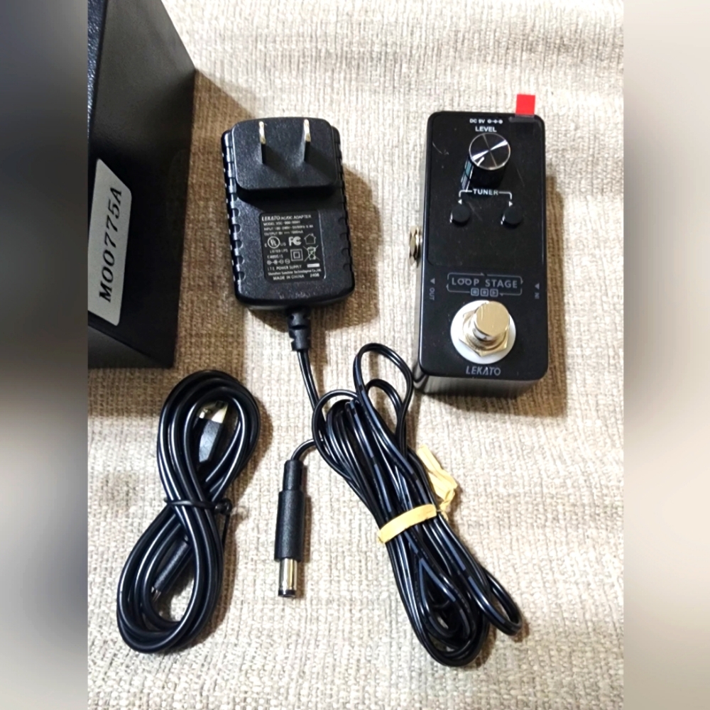 Lekato Loop Stage Looper Pedal New With Power, USB, & User Manual